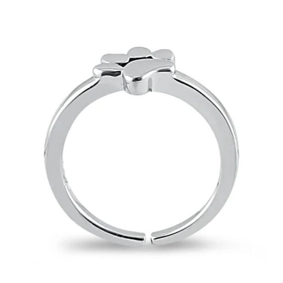 New Sterling Silver Paw Toe Casual Ring Jewelry New - Picture 2 of 3